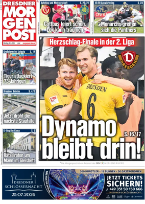 Cover of Dresdner Morgenpost