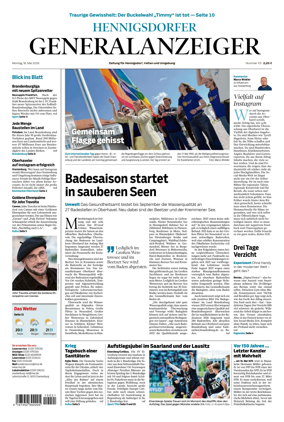 Cover of Hennigsdorfer Generalanzeiger