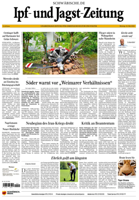 Cover of Ipf- und Jagst-Zeitung