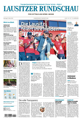Cover of Lausitzer Rundschau