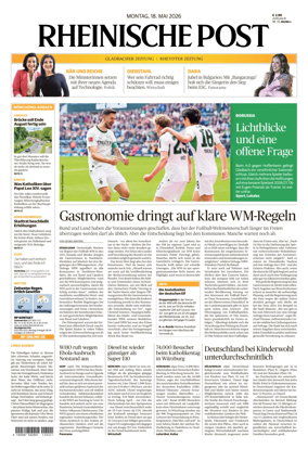 Cover of Rheinische Post - Monchengladbach and Korschenbroich