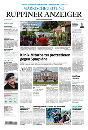 Cover of Ruppiner Anzeiger