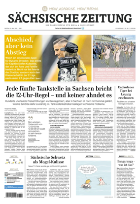 Cover of Sachsische Zeitung (Riesa & Grossenhain)