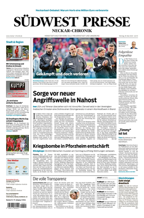 Cover of SUDWEST PRESSE - Neckar-Chronik
