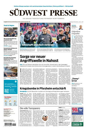 Cover of Sudwest Presse