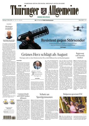 Cover of Thuringer Allgemeine (Apolda)