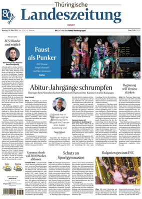 Cover of Thuringische Landeszeitung (Erfurt)