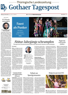 Cover of Thuringische Landeszeitung (Gotha)