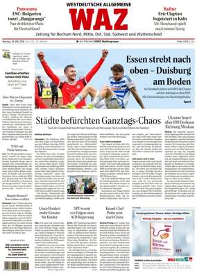 Cover of Westdeutsche Allgemeine Zeitung (Bochum)