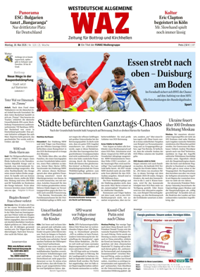 Cover of Westdeutsche Allgemeine Zeitung (Bottrop)