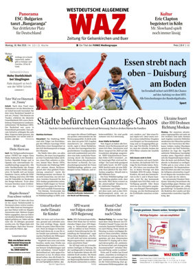 Cover of Westdeutsche Allgemeine Zeitung (Gelsenkirchen)