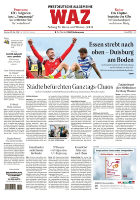 Cover of Westdeutsche Allgemeine Zeitung (Herne)