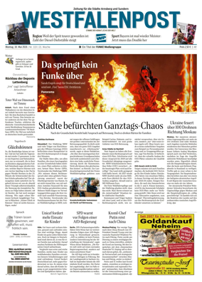 Cover of Westfalenpost (Arnsberg)