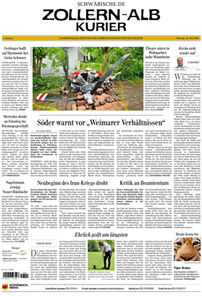 Cover of Zollern-Alb-Kurier (Balingen)