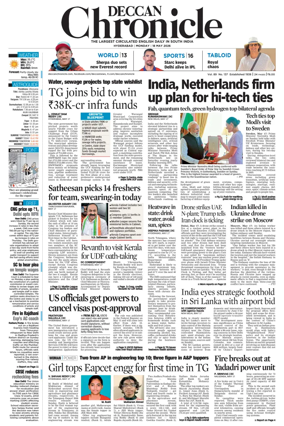 Cover of Deccan Chronicle