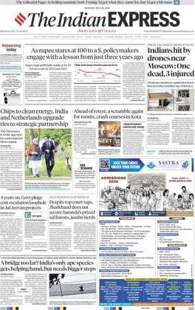 Cover of The Indian Express