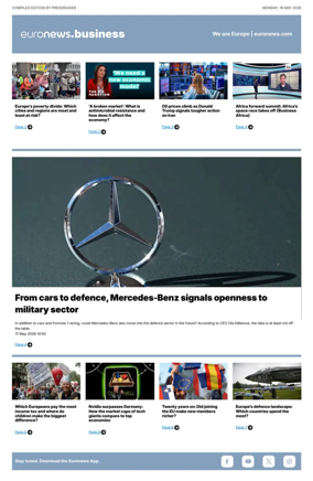Cover of Euronews Business
