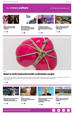 Cover of Euronews Culture and Sport (Turkish) Compiled Edition