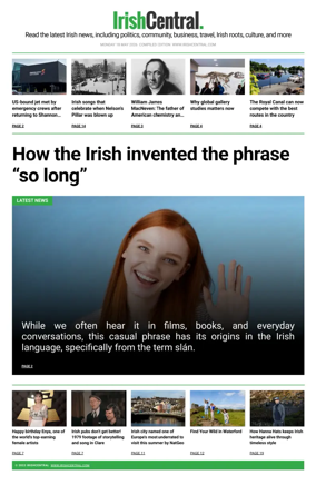Cover of Irish Central