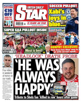 Cover of Irish Daily Star