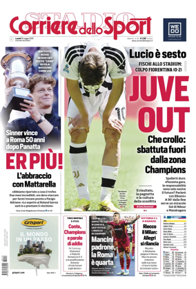 Cover of Corriere dello Sport