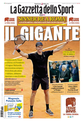 Cover of La Gazzetta dello Sport - Roma