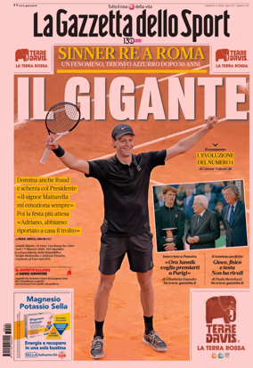 Cover of La Gazzetta dello Sport