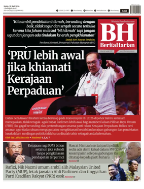 Cover of Berita Harian