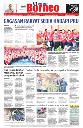 Cover of Utusan Borneo (Sabah)