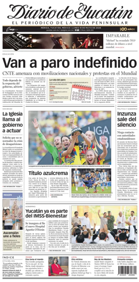 Cover of Diario de Yucatan