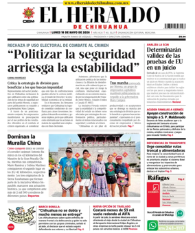 Cover of El Heraldo de Chihuahua