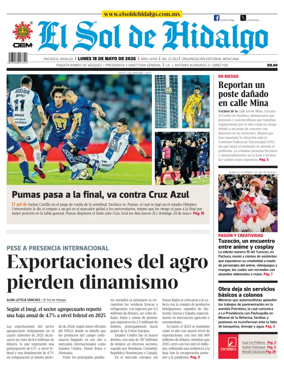 Cover of El Sol de Hidalgo