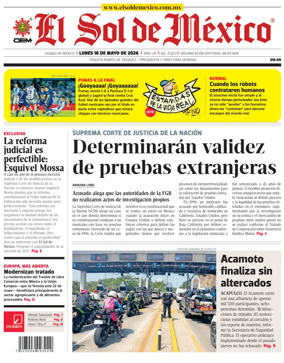 Cover of El Sol de Mexico