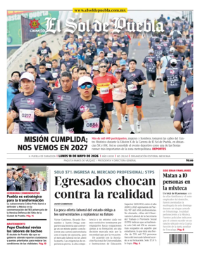 Cover of El Sol de Puebla