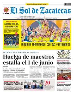 Cover of El Sol de Zacatecas