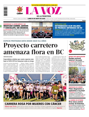 Cover of La Voz de la Frontera