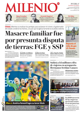 Cover of Milenio Puebla