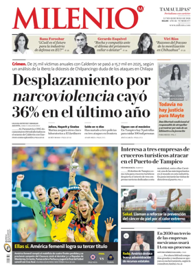 Cover of Milenio Tamaulipas