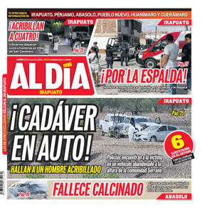 Cover of Periodico Al Dia (Irapuato)
