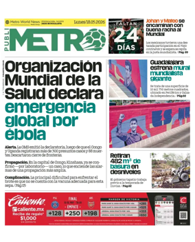 Cover of Publimetro Guadalajara