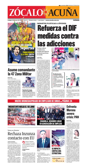 Cover of Zocalo Acuna