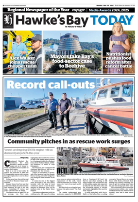 Cover of Hawke's Bay Today