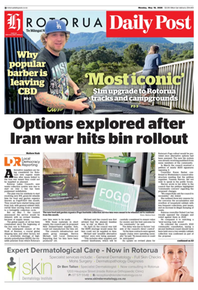 Cover of Rotorua Daily Post