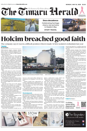 Cover of The Timaru Herald