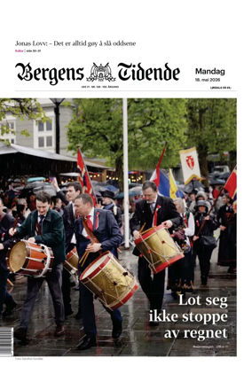 Cover of Bergens Tidende