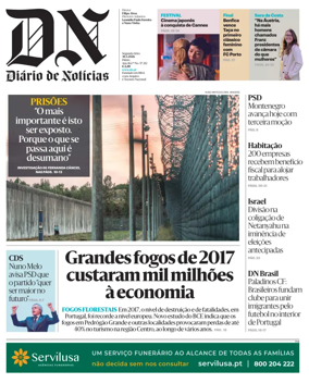 Cover of Diario de Noticias