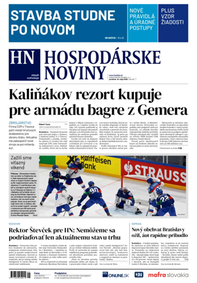 Cover of Hospodarske noviny