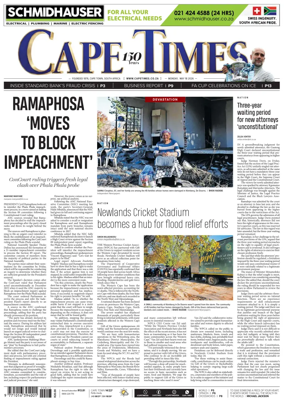 Cover of Cape Times