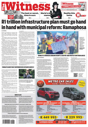 Cover of The Witness (South Africa)