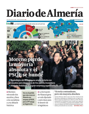Cover of Diario de Almeria